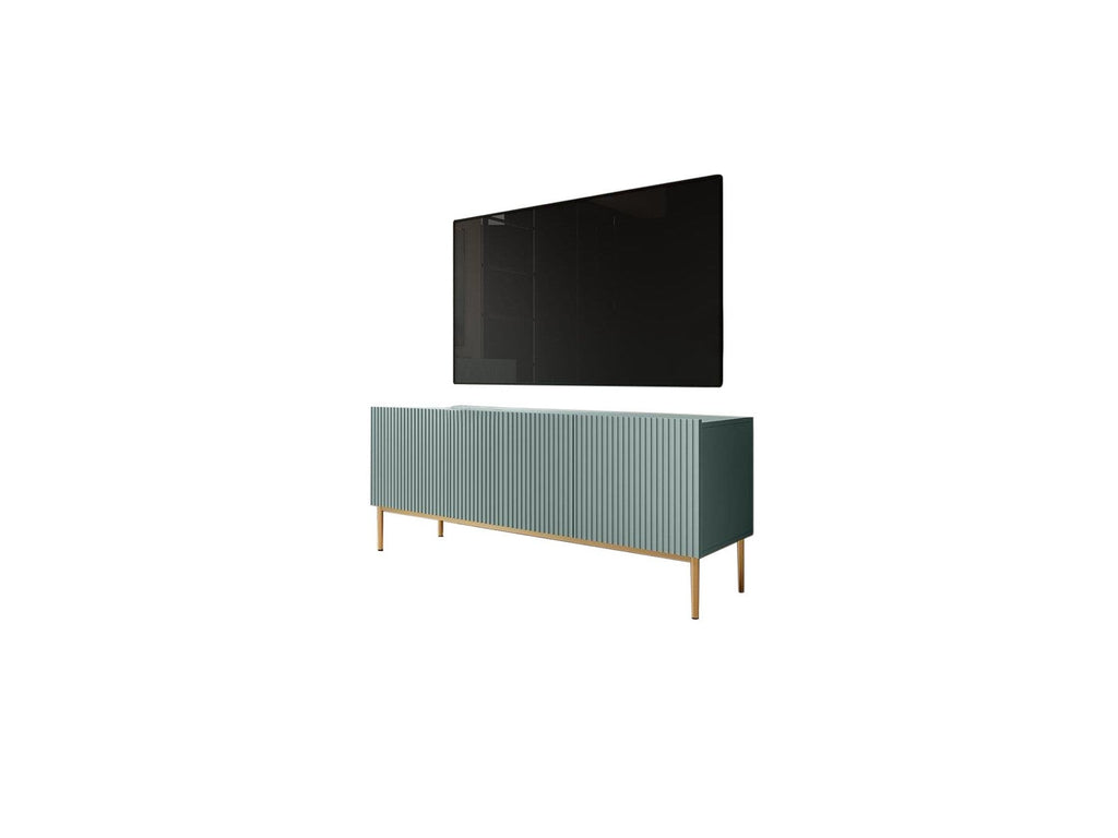 Kasha - Meuble Tv - Pieds Or - 2 Tailles