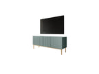 Kasha - Meuble Tv - Pieds Or - 2 Tailles