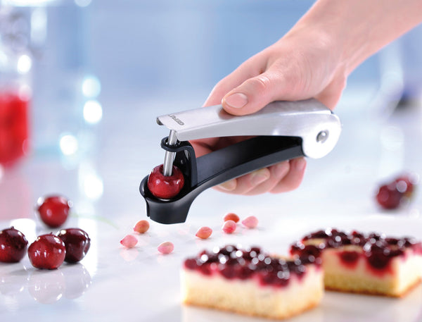 Dropio - Dénoyauteur De Cerises - Acier Inoxydable - Noir/Argent