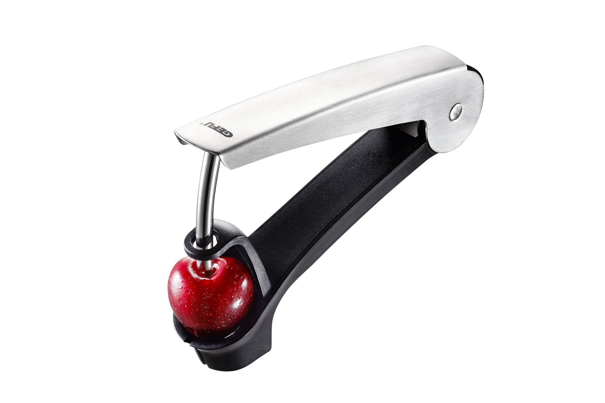 Dropio - Dénoyauteur De Cerises - Acier Inoxydable - Noir/Argent