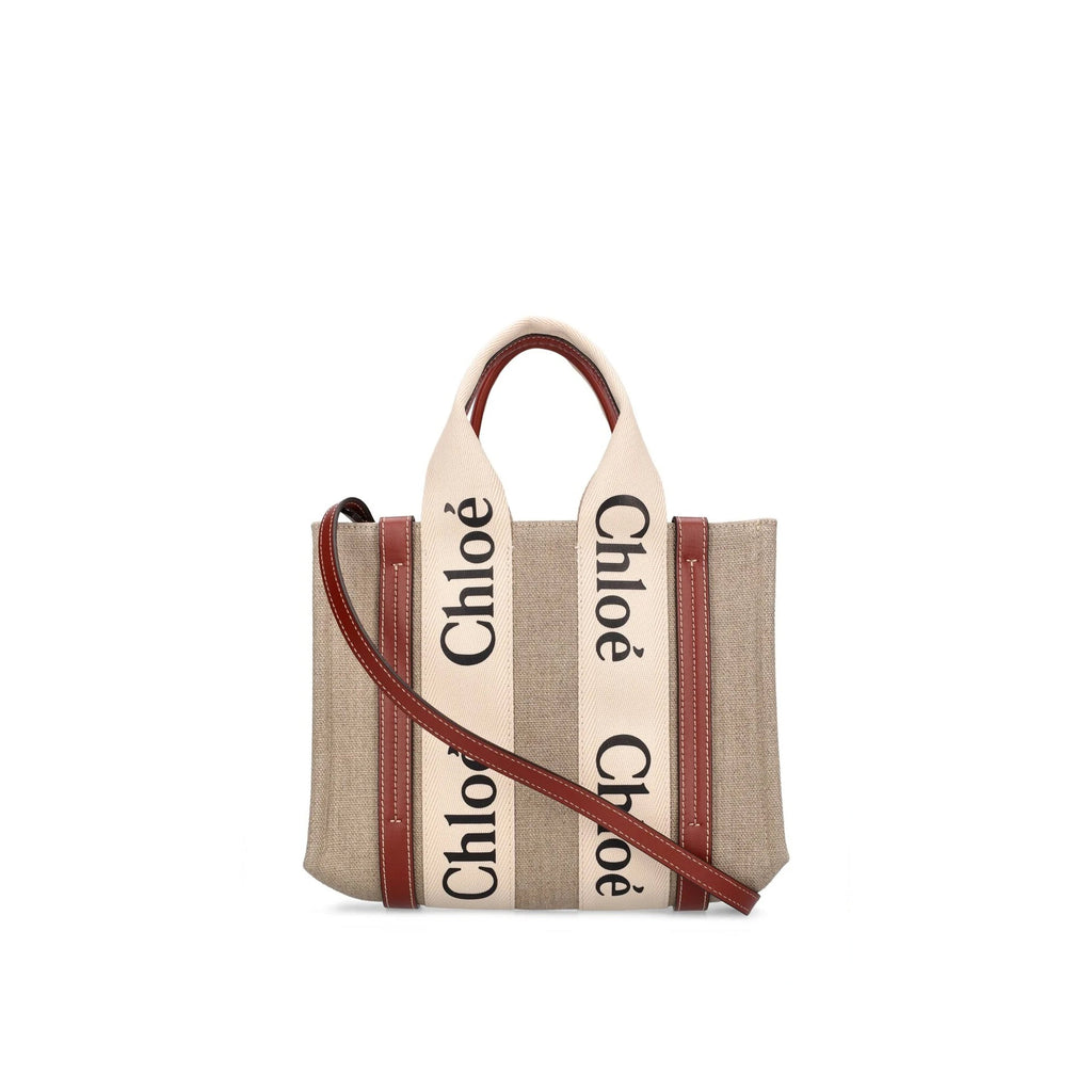 Chloe - Woody Small Tote Bag - Beige