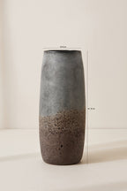 Terea - Vase - Verre - Taupe/Gris
