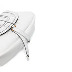 Chloe' Marcie Clutch Shoulder Bag - White - Femme