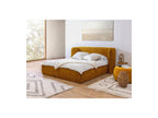 Louise - Lit Coffre Avec Tête De Lit Rembourrée