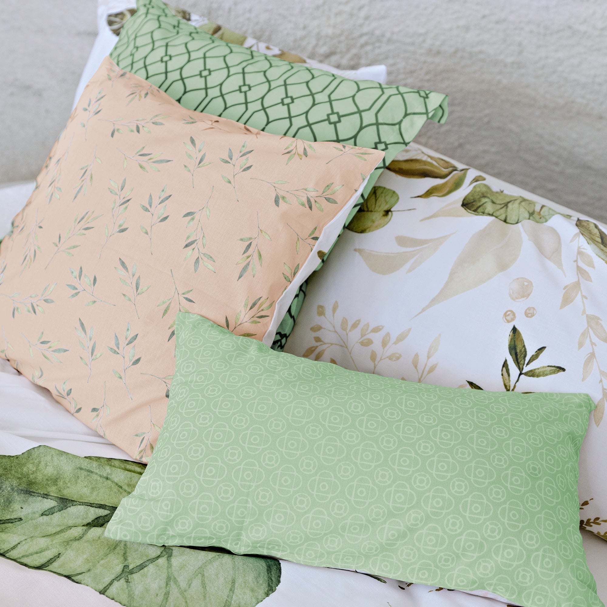 Housse De Coussin Herbal - Multicolore