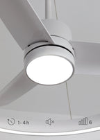 Wind Halo - Ventilateur De Plafond 36W Silencieux Ø108Cm Avec Anneau Lumineux Led