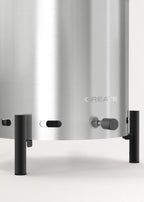 Fire Pit Compact - Brasero De Table 1,5 Kw Extérieur À Pellets Sans Fumée - Inox