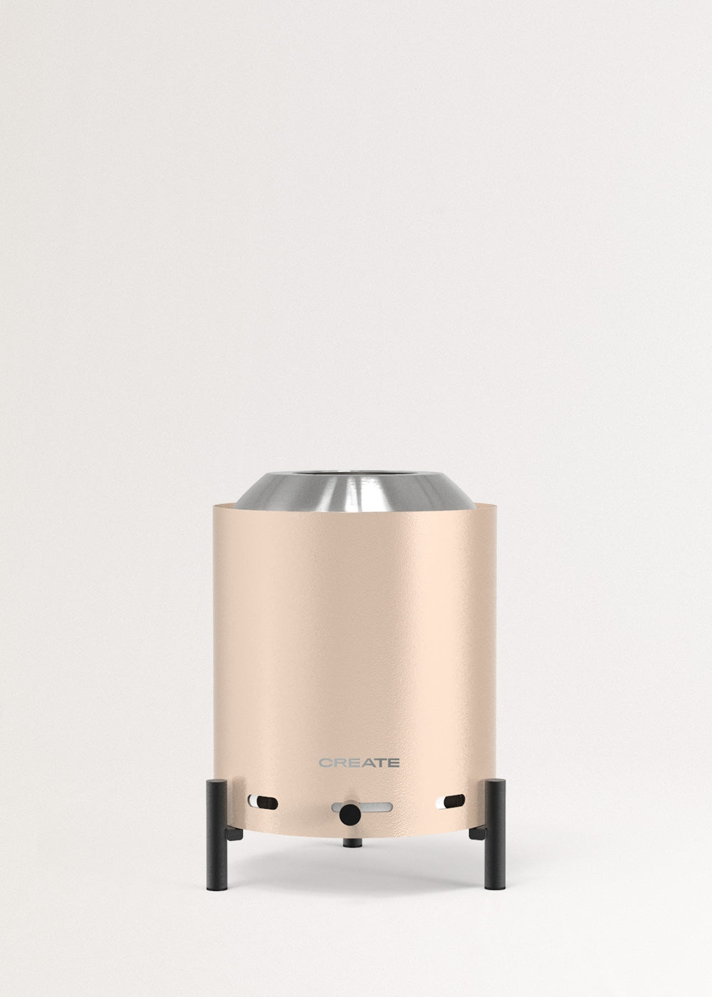 Fire Pit Compact - Brasero De Table 1,5 Kw Extérieur À Pellets Sans Fumée - Sable