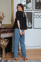 Blouse Sally Lin Noir