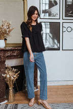 Blouse Sally Lin Noir