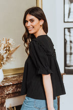 Blouse Sally Lin Noir
