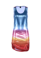 Robe Beleza Pura Sunset Rouge/Bleu