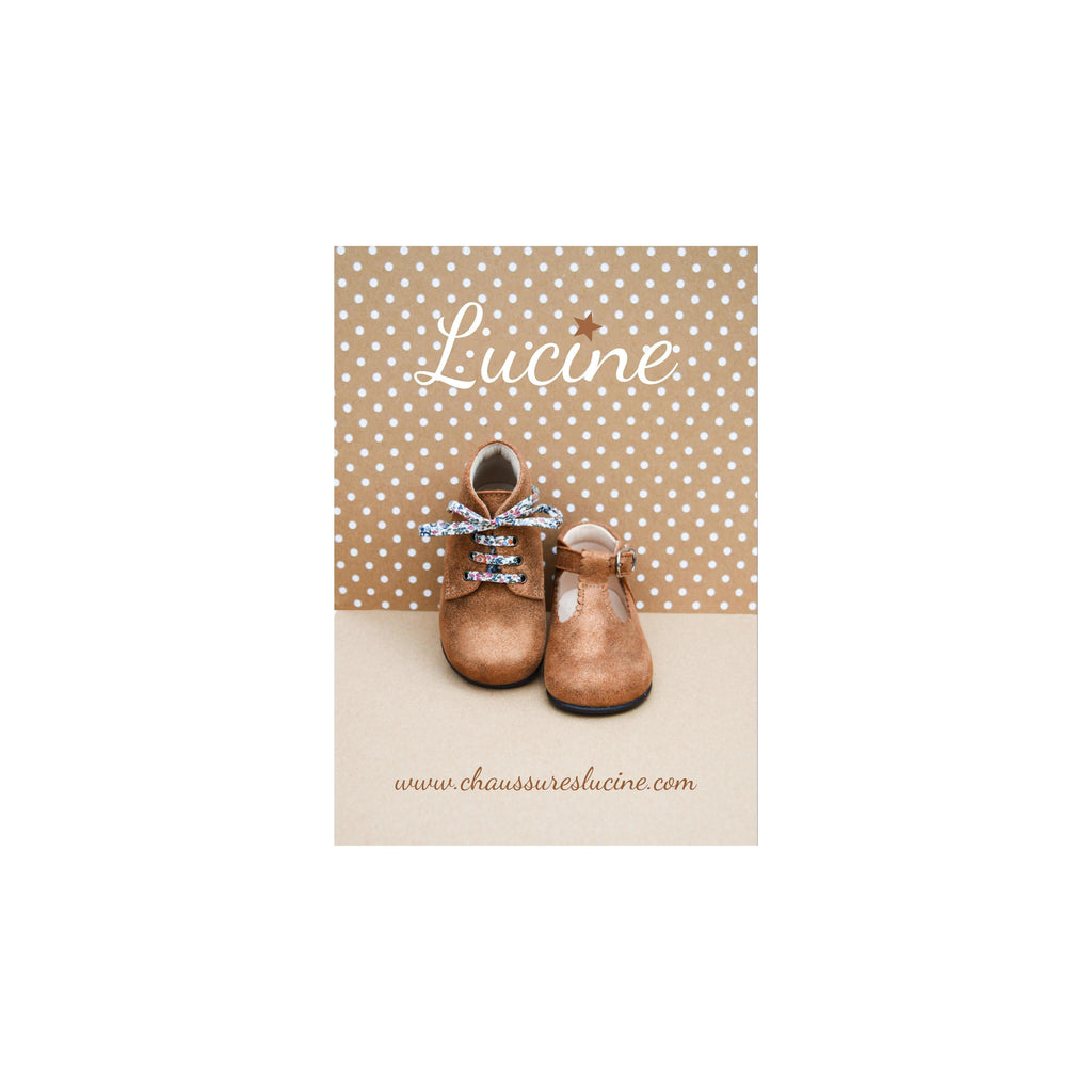 Chaussures Bottillons Charlie - Cuir Camel Irisé - Fille