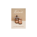 Chaussures Bottillons Charlie - Cuir Camel Irisé - Fille