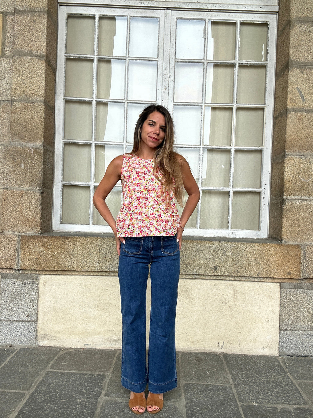 Top Fleuri Paola