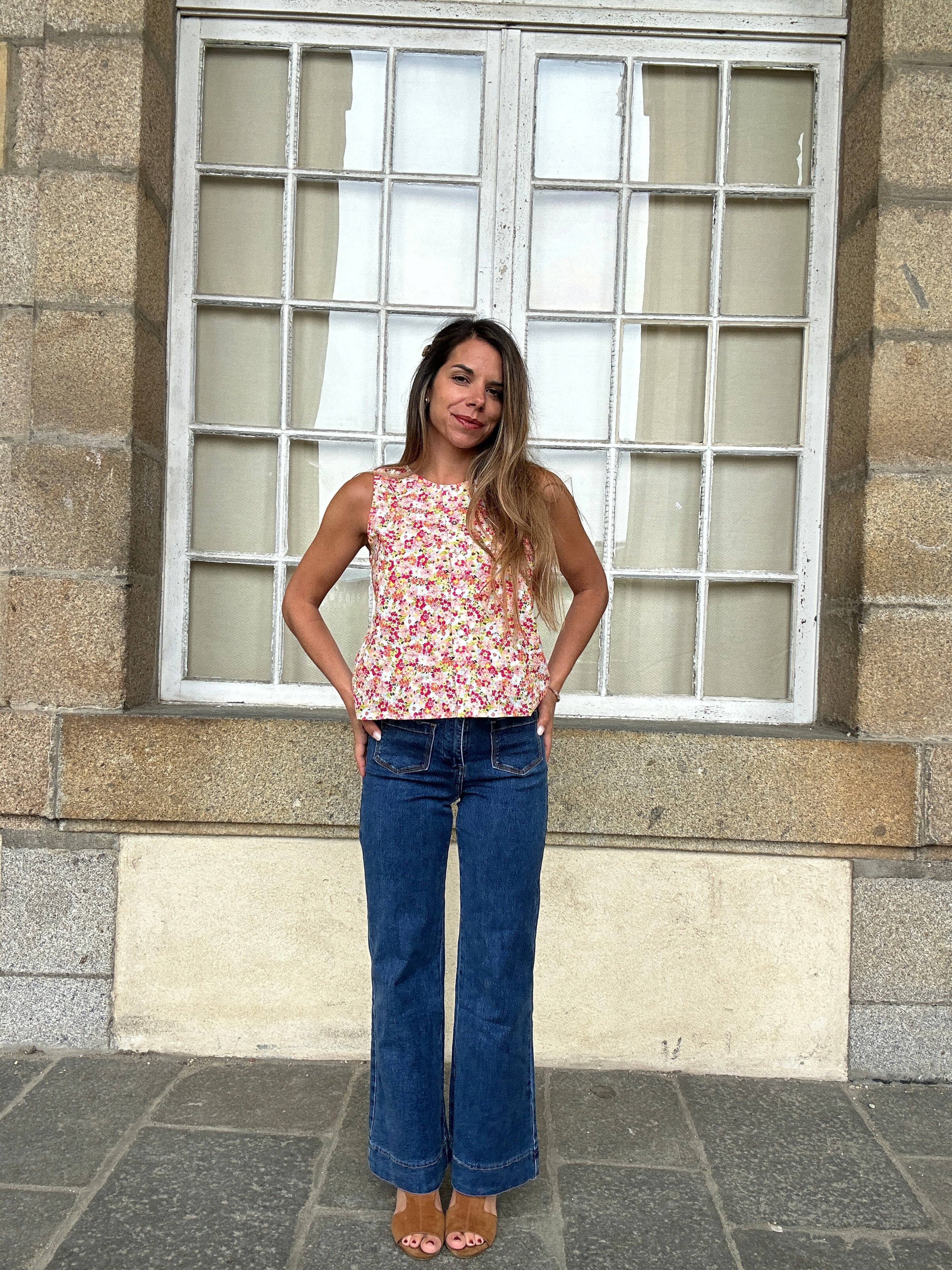 Top Fleuri Paola