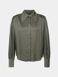 Chemise iecement Devant Fronce - Khaki