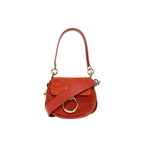 Chloe' Tess Small Shoulder Bag - Orange - Femme