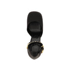 Escarpins - Versace Silk Satin Platform - Black