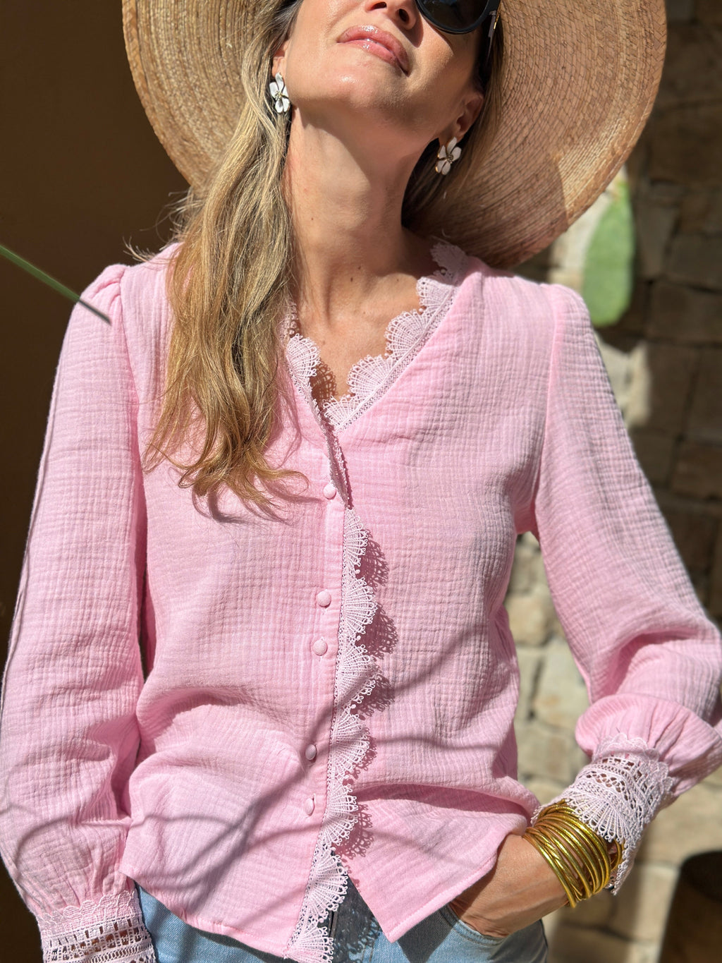 Chemise Opaline - Bonbon
