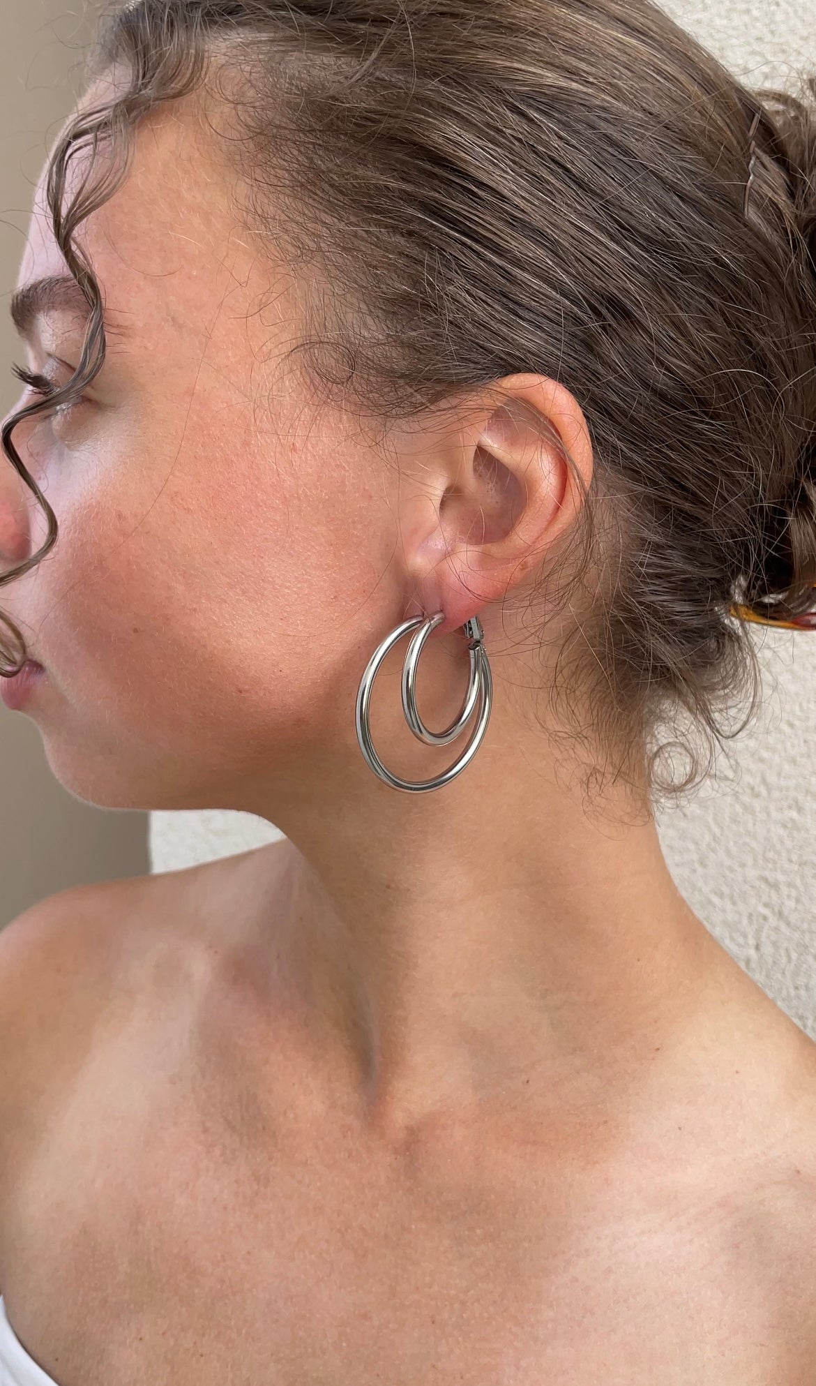 Boucles D'Oreilles Duo Thin Hailey Hoops