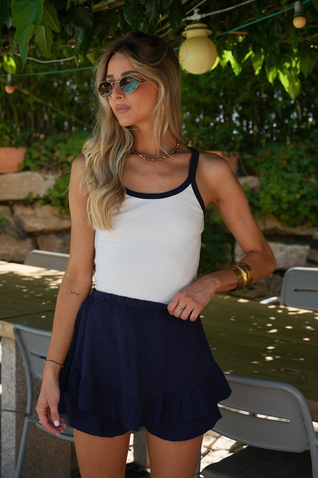 Jupe Short Lola - Marine