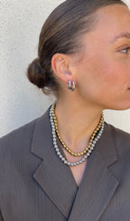 Collier Metal Pearl