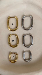 Boucles D'Oreilles Oval