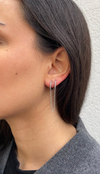 Boucles D'Oreilles Mono Strass Earring