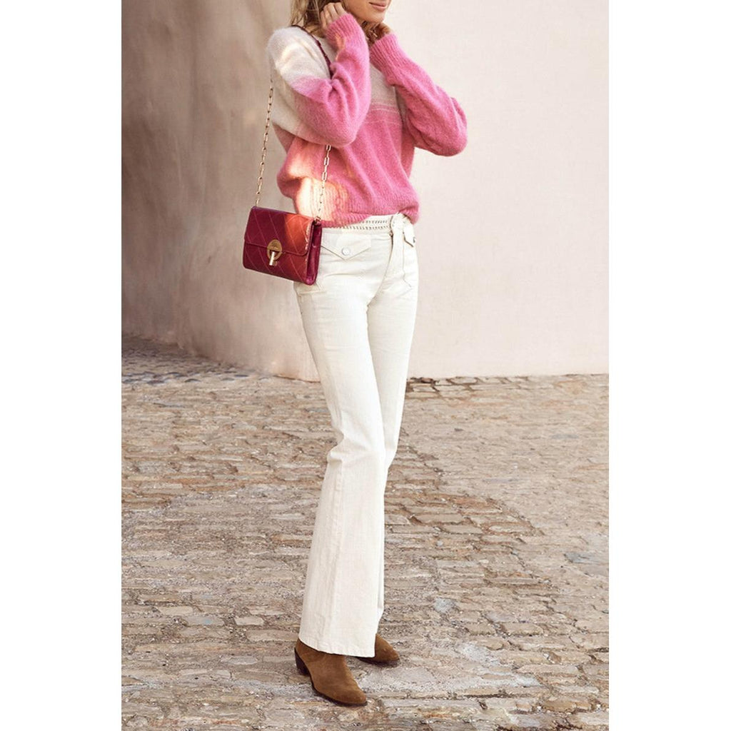 Vanessa Bruno - Jean Bootcut Nano - Ecru