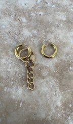 Boucles D'Oreilles Round Chain