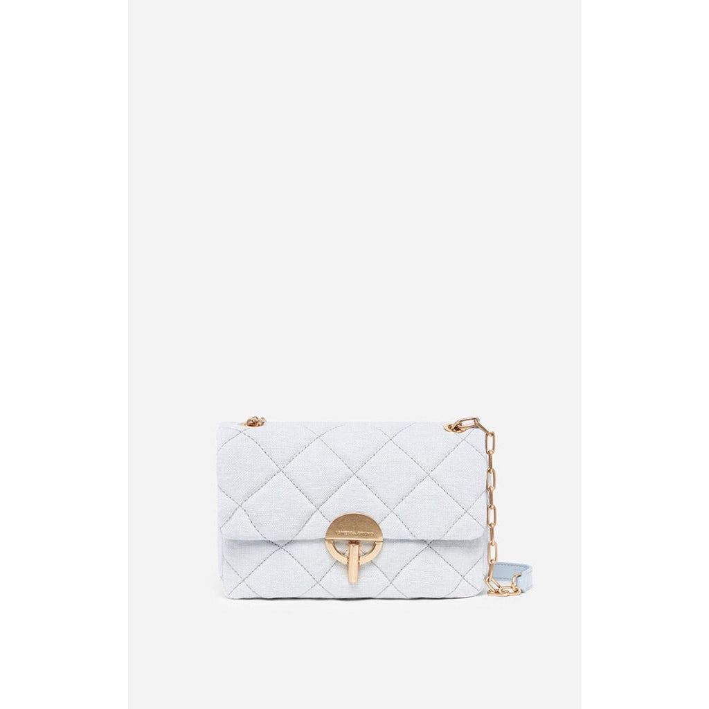 Vanessa Bruno - Grand Sac Moon En Lin - Aqua