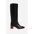Vanessa Bruno - Bottes Hautes Cuir Lisse - Noir