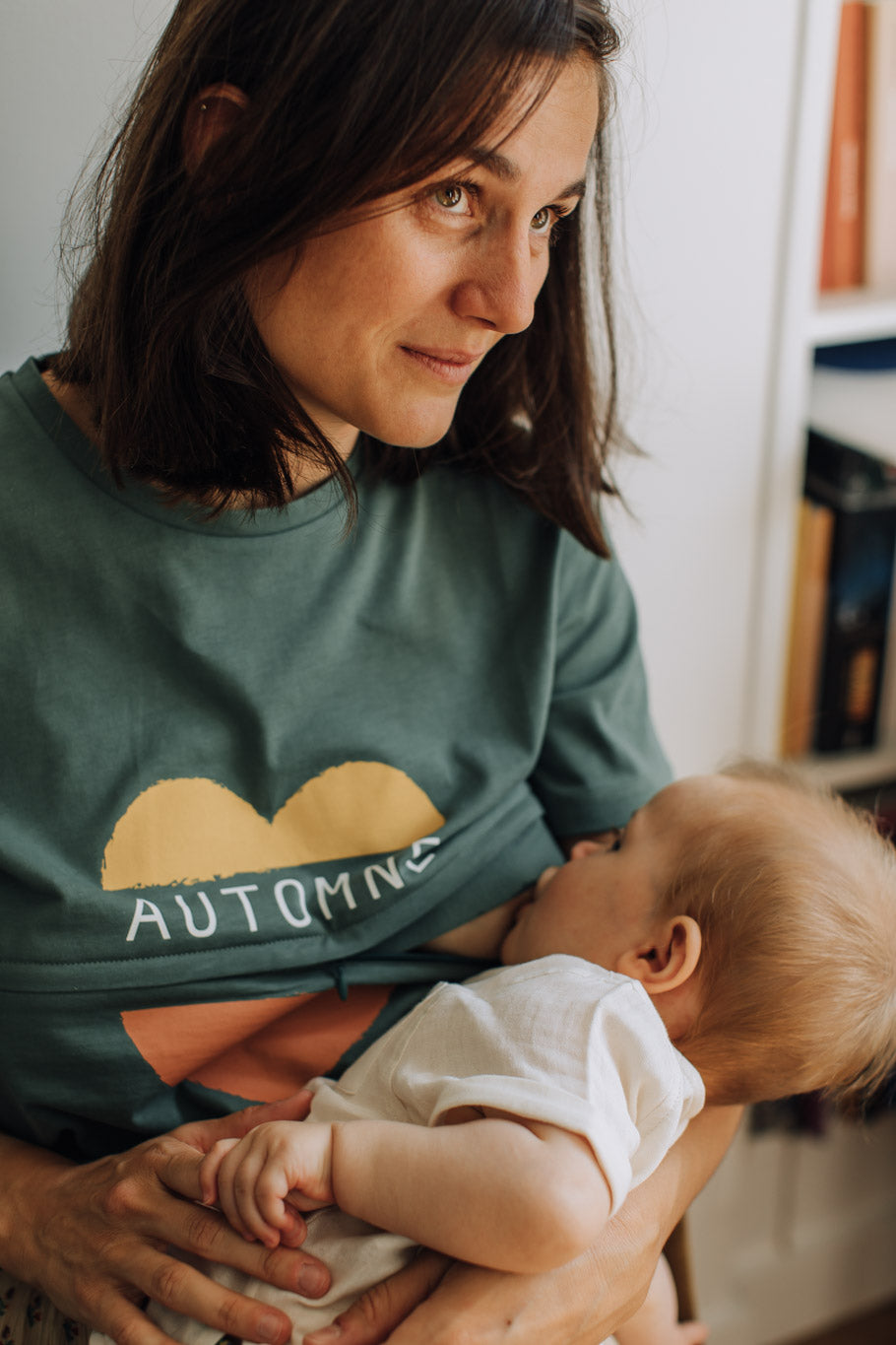 Automne - Le Tee-Shirt D'Allaitement