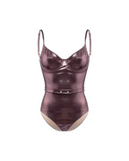 Maillot De Bain Une Pièce Zoë Shine Bronze
