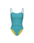 Maillot 1 Pièce Intemporel 24-25 Bleu Givré