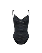Maillot 1 Pièce Samba Noir Petit Pois
