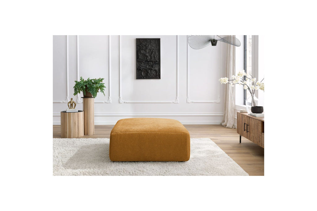 Jeanne - Grand Pouf - Tissu Texturé
