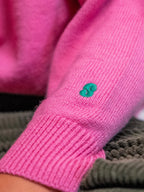 Le Pull 100% Laine Rose Bonbon