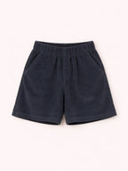 Le Bermuda Velours Ardoise