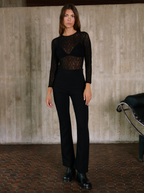 Pantalon Fit Black