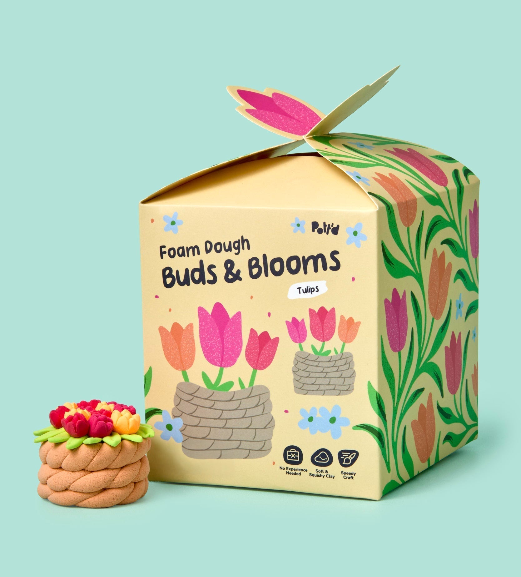 Pâte À Modeler - Bourgeons & Fleurs : Tulipe