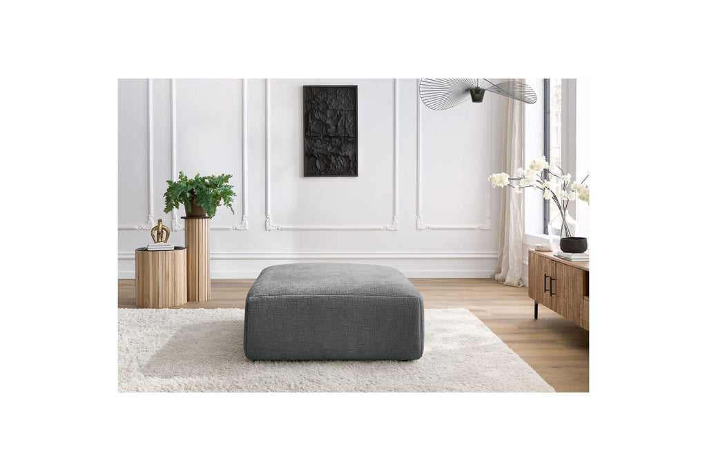 Jeanne - Grand Pouf - Tissu Texturé
