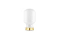Lampe De Table Amp En Laiton Ue - White/Brass