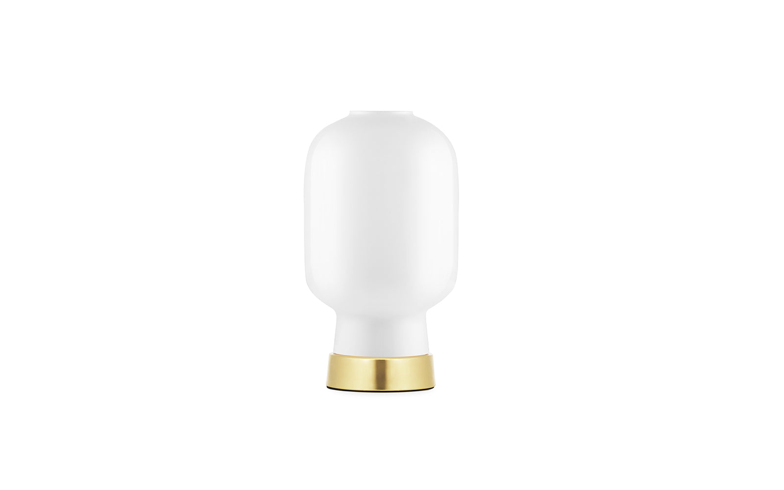 Lampe De Table Amp En Laiton Ue - White/Brass