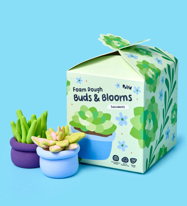 Pâte À Modeler - Bourgeons & Fleurs : Succulentes