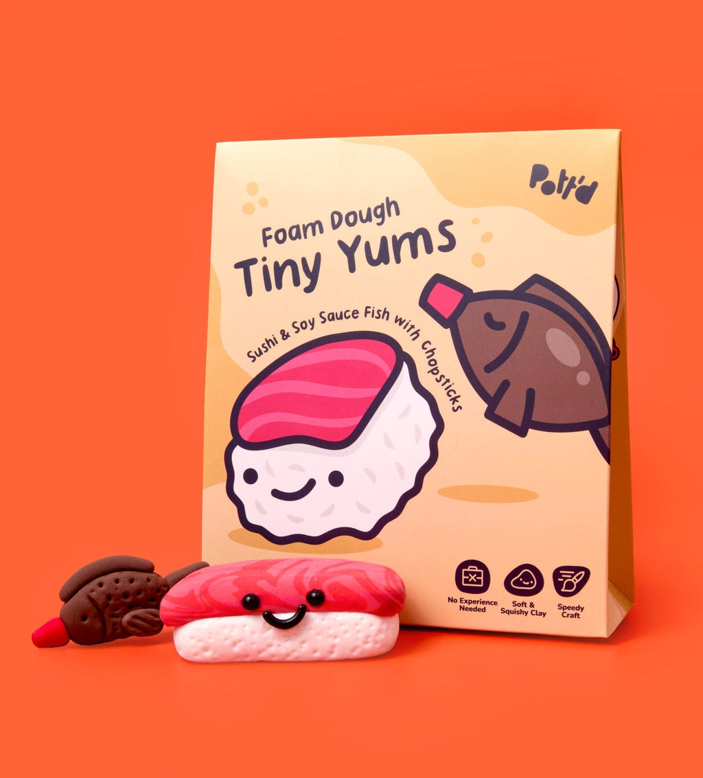 Pâte À Modeler - Petites Gourmandises : Sushi & Poisson Sauce Soja