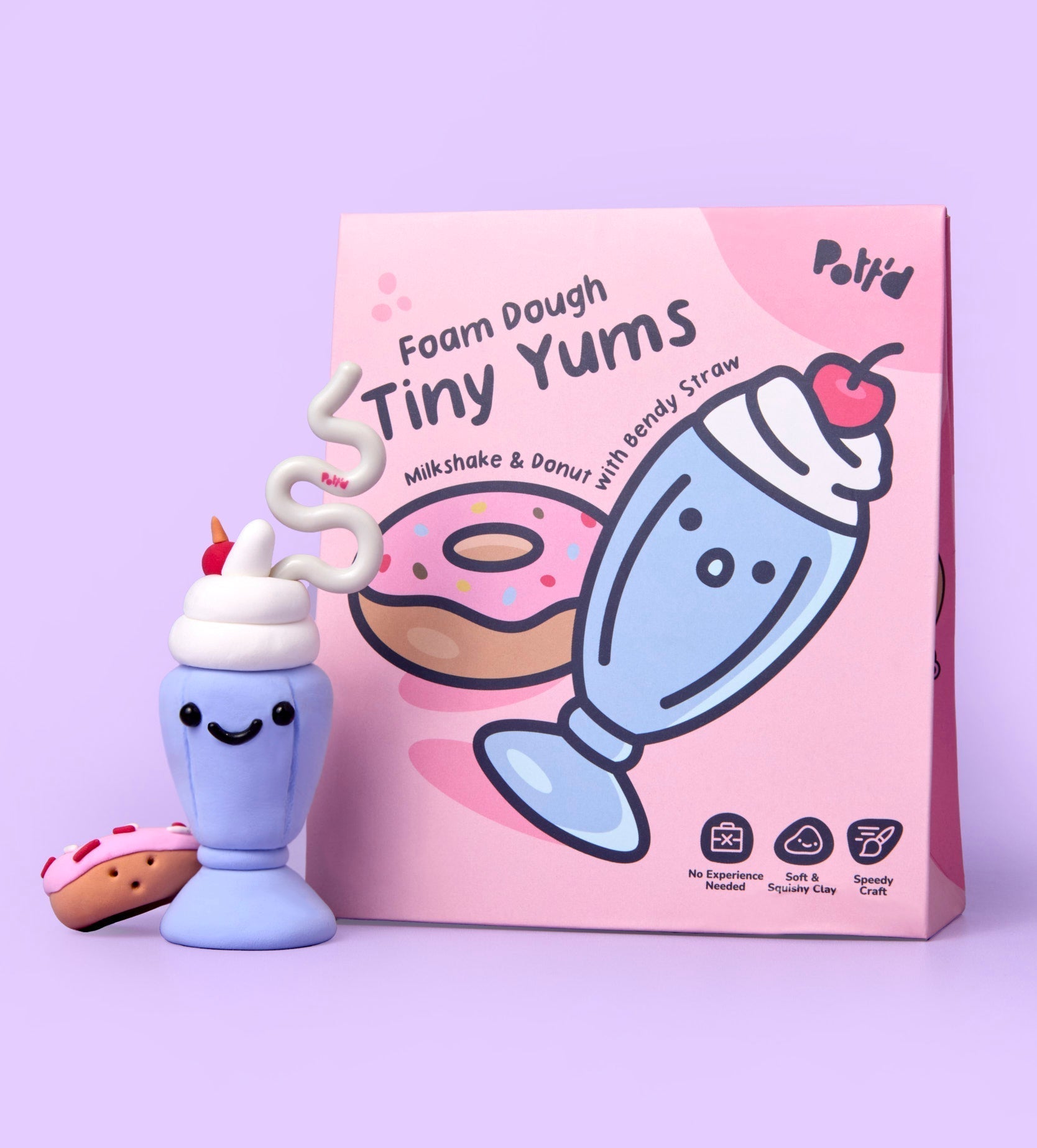 Pâte À Modeler - Petites Gourmandises : Milkshake & Donut