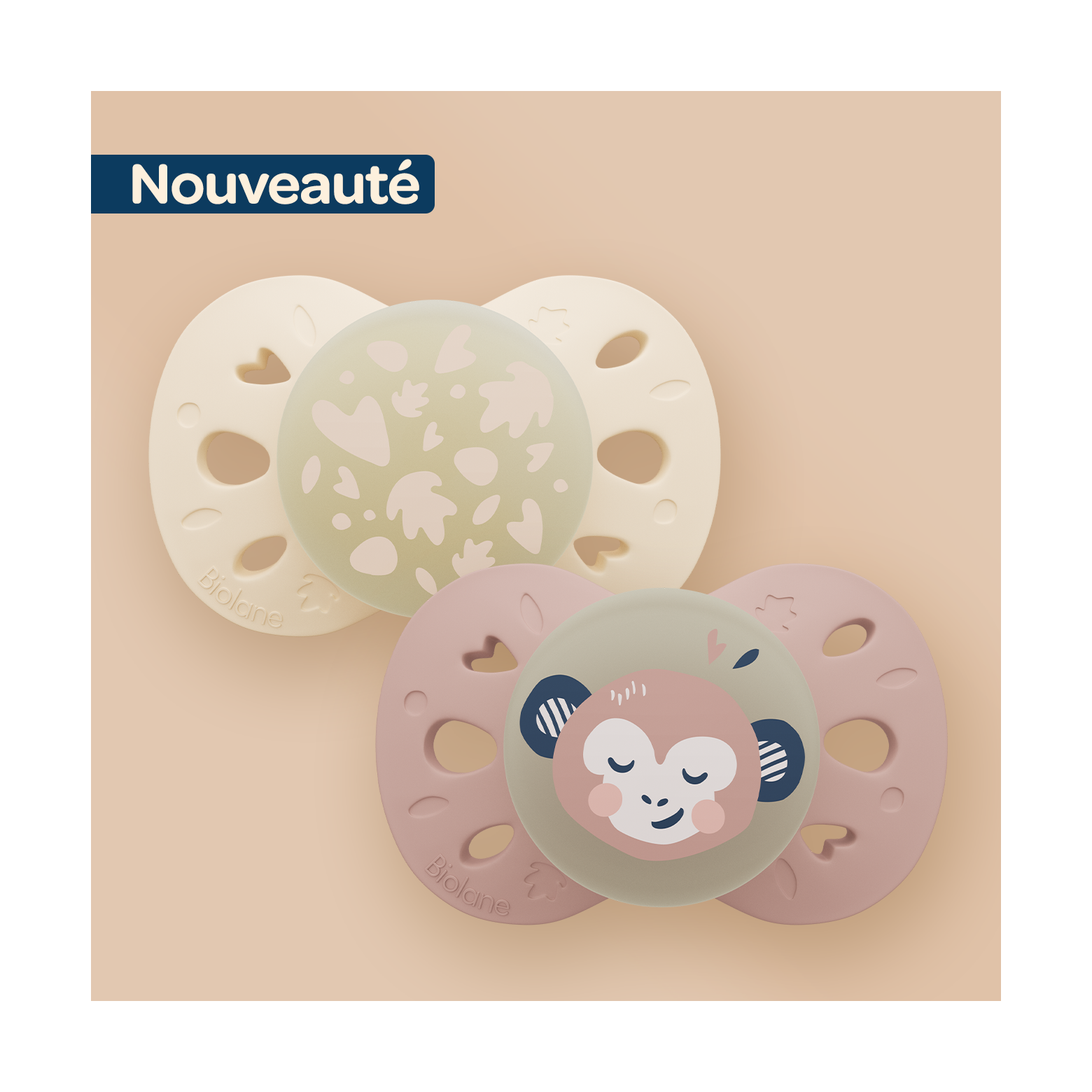Lot De 2 Sucettes Nuit Anatomiques Animaux