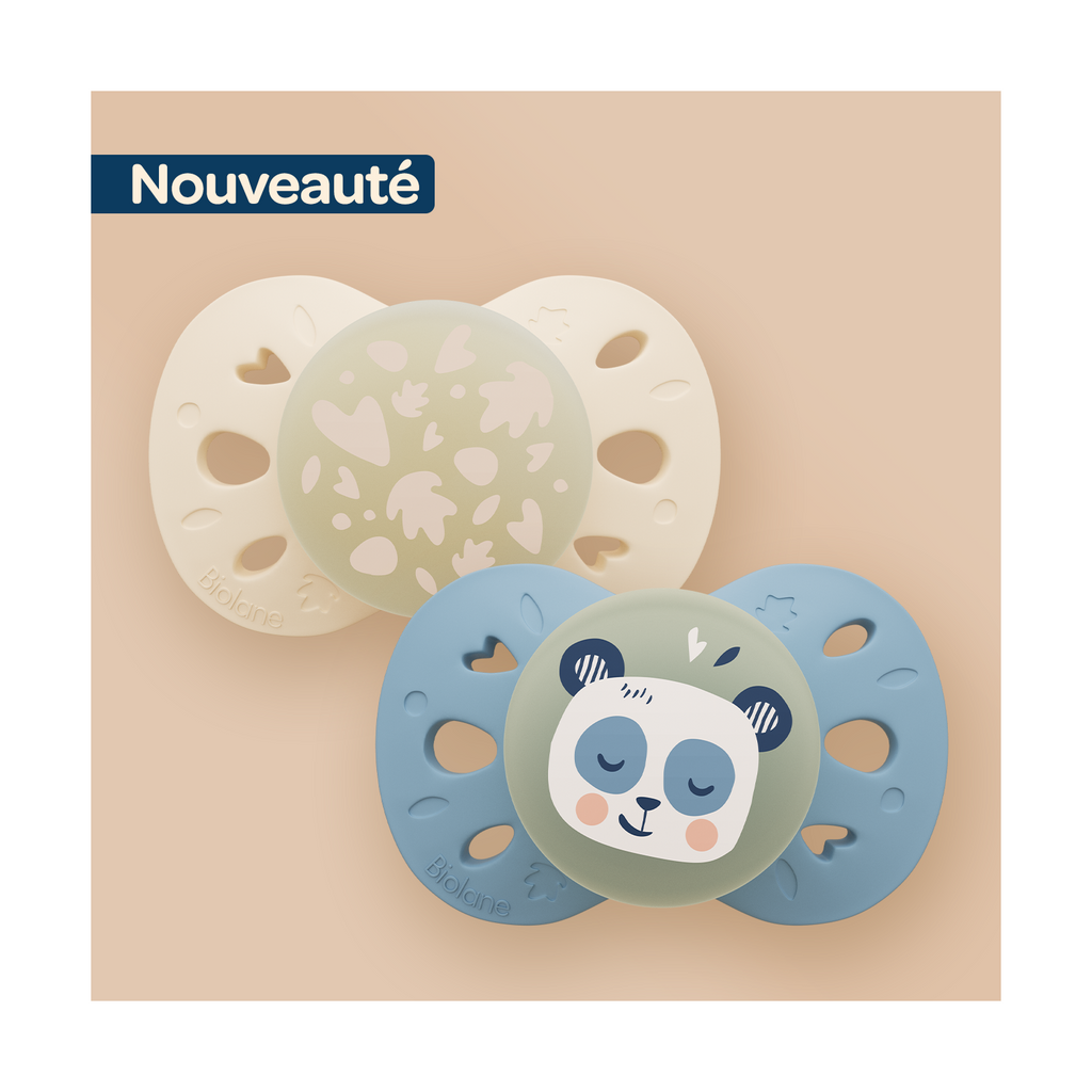 Lot De 2 Sucettes Nuit Anatomiques Animaux